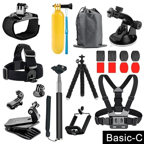 Kit de accesorios para Gopro Hero 12 11 10 9 8 7 6 5 4 Max Mount Session YI 4K - Imagen 9 de 31