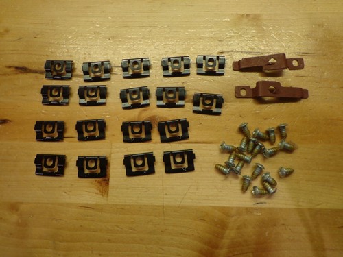 1970 Cuda Challenger Rear Window Molding Trim & Align Clips & Sealer Screws - Picture 2 of 2