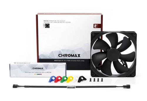 Nf-a14 Pwm Chromax.black.swap, Premium Quiet Fan, 4-Pin (140Mm, Black) - Picture 5 of 5