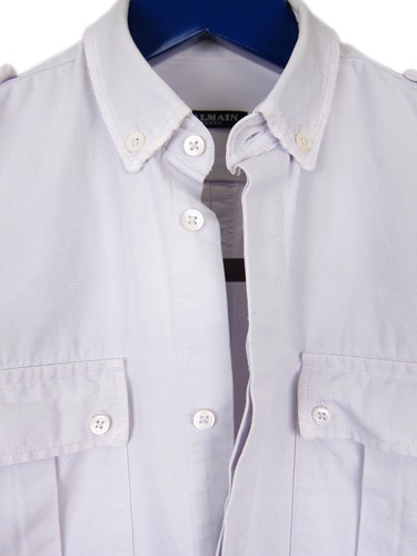 Balmain Ripsgrain Militärhemd kurzärmelig SS12 Gr. 38 kleine - Bild 10 von 12