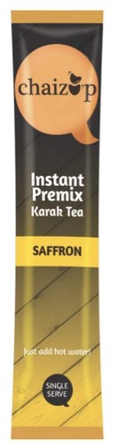 Unwind with Every Sip: Chaizup Instant Saffron Premix Tea, 10 x 14g (Pack Of 2) - Picture 2 of 6