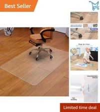 Clear Vinyl Chair Mat 36x48 Heavy Duty Hard Floor Office Desk Protector