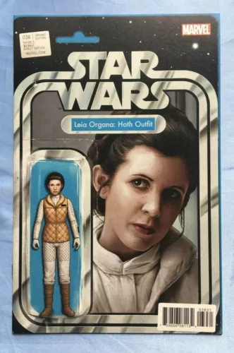 STAR WARS #36 ACTION FIGURE VARIANT NM MARVEL 2017 UNREAD