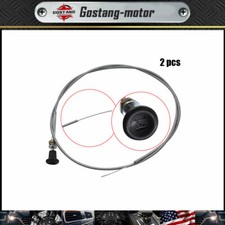 63" Inner 60" Conduit 2 3/4" travel Mower 237 Universal 2 Push Pull Choke Cable