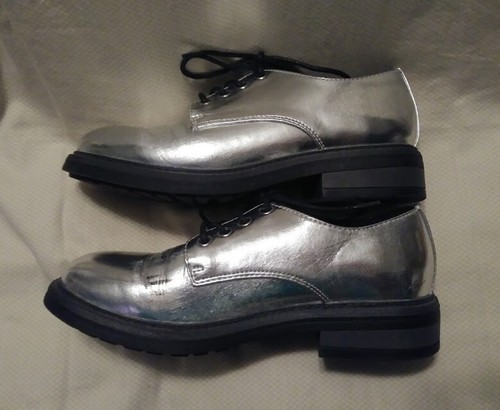 Seven Dials Silber Oxford Schuhe M 5,5 W 7,5 - Bild 6 von 10