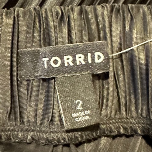 NWT Torrid Black Pleated Skirt 2X 18-20 - Picture 3 of 8