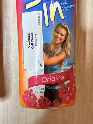 Sun In Hair Lightener Shine Enhancing Spray 4.7oz Lot Of 2 Original & Tropical - Picture 7 of 12