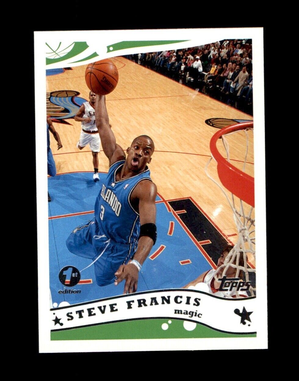 2005-06 Topps 1st Edition SET BREAK  #186 Steve Francis
