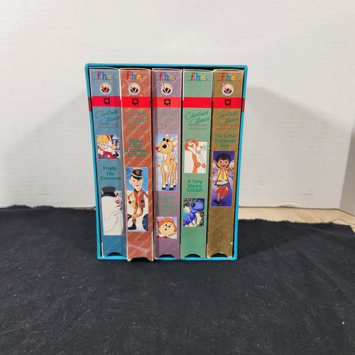 Lot 5 Vintage Christmas Classics Childrens Cartoon VHS Tapes Little Drummer Boy - Picture 2 of 12