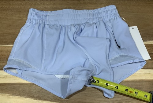Aurefin Girls Athletic Shorts with Liner, Pastel Blue, Teen Girls Kids Size 8 - Picture 6 of 8