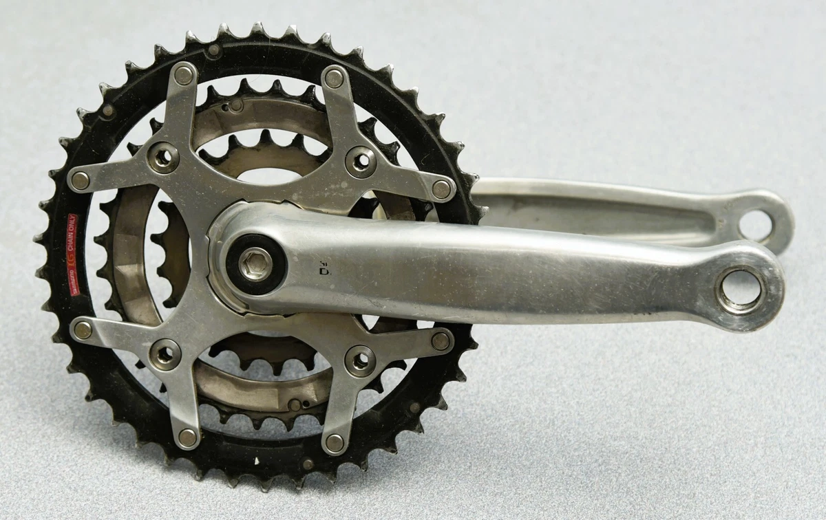 Pédalier VTT Shimano Deore LX FC-M569 170mm Triple Plateau 42/32/22 (pièce Pour Réparation)
