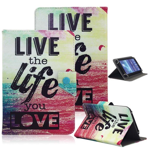 For Amazon Fire HD 7 8 10 Tablet Universal Leather Folding Folio Case Cover - Picture 33 of 60