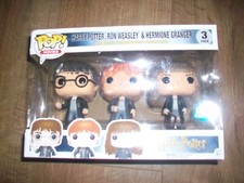 Funko Pop! Movies Harry Potter Ron Weasley Hermione Granger 3 Pack Special
