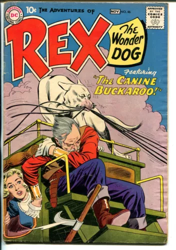 Adventures Of Rex The Wonder Dog #46  1959 - DC  -VG+ - Comic Book