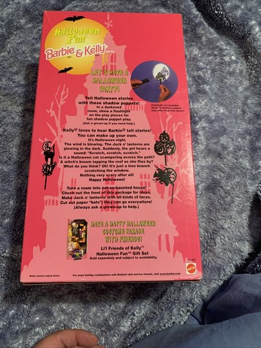 Mattel Halloween Fun Barbie & Kelly Dolls AA, Target Special Edition, NIB 1998 - Picture 7 of 10