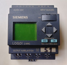 SIEMENS LOGO! 24RC 6ED1 052-1FB00-0BA6 24VAC IN RELAY OUT WOW!!