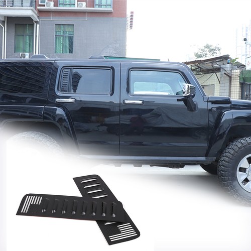 Lüftungsgitter Lüftungsbleche Seitenfenster hinten Set Für Hummer H3 2005-09 - Bild 3 von 21