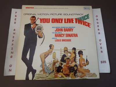 You Only Live Twice 1967 James Bond Original Soundtrack Lp Nancy Sinatra Uas5155 Ebay