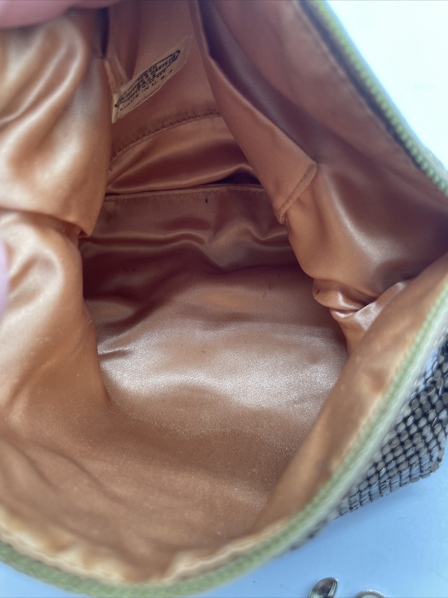 Whiting & Davis Vintage Mesh Metal Purse Shoulder Bag Gold Whiting & Davis Vintage Mesh Metal Purse Shoulder Bag Gold