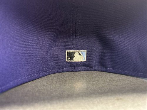 New Era 59Fifty Chicago Cubs Wrigley Field Patch Purple Cap Men’s Size 7 5/8 - Picture 3 of 4