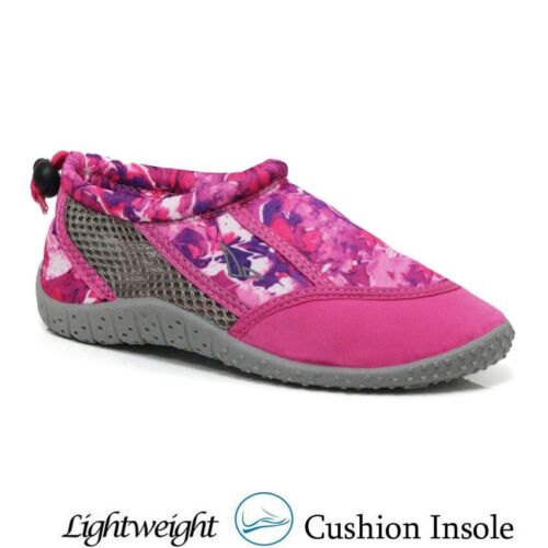 BOYS GIRLS AQUA SHOES WET SUIT BEACH SURF SURFING SNORKELLING KAYAK SPORTS SHOES - Picture 2 of 9
