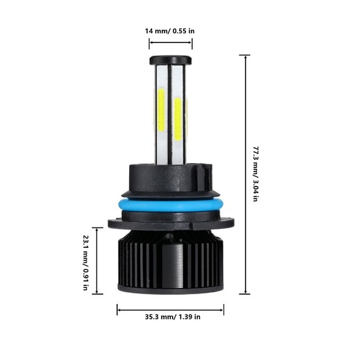 Combo de faros antiniebla LED de 6 lados para Ford F-250 F-350 Super Duty 2001-2004 - Imagen 3 de 12