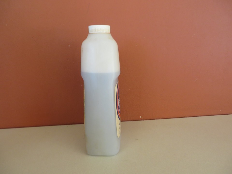 Vintage Blue Luster Carpet Shampoo Plastic Bottle eBay