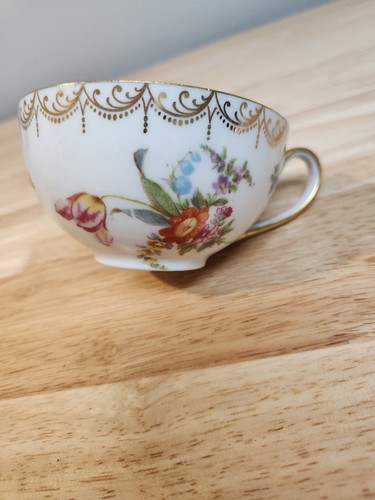 Vintage P.T. Bavaria Tirschenreuth Old Meissen Tea Cup - Picture 5 of 18