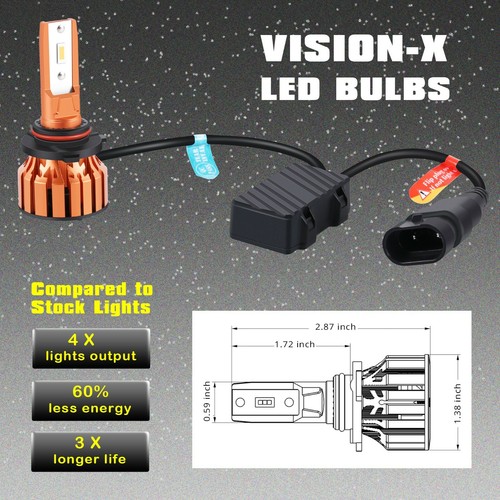 X-HL Vision LED Off-road Headlight Bulbs,H1,H3,H4,H7,H11,H13,9004,9005,9006,9007 - Picture 25 of 58