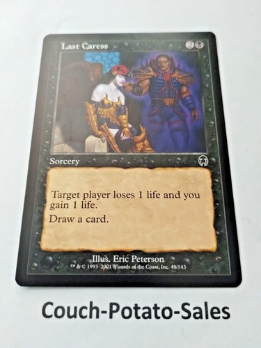 MTG Last Caress Apocalypse 41/143 Regular Common - Uncirculated - Picture 2 of 3