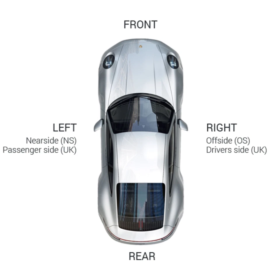 Cubierta de espejo de ala de puerta pintada para Renault Grand Scenic 2009-2017 lado del pasajero Foto 4 de 4