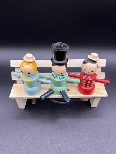 Vintage Wooden Bar Set, Cork, Cork Screw, Bottle Opener, Hand Painted, 1950’s - Picture 9 of 12