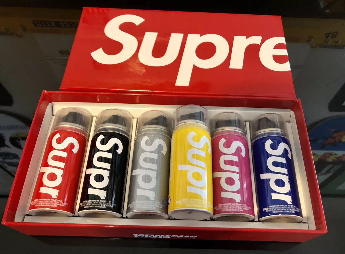 Supreme Montana Cans Mini Can Set Spray Paint Graffiti SS21 Street Art