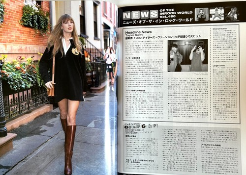 MANESKIN TAYLOR SWIFT INROCK JAPAN MAGAZINE 12/2023 w/Poster DOVE CAMERON Z22 - Picture 11 of 24