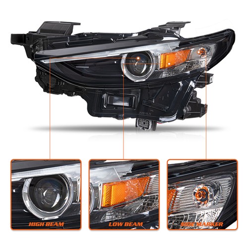 For 2019 2020 2021 Mazda 3 LED Left Driver Side Headlight Lamp W/O ADAPTIVE - Picture 3 of 6