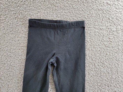 Carter's Plain Leggings Toddler Girls' 5T Black Solid Elastic Waist Pull On - Picture 3 of 17