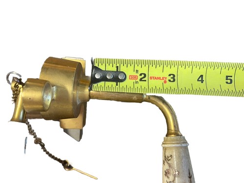 Antique French Parisian Store Double Lever Wooden Handle W Orig Mechanism & Key - Picture 10 of 14