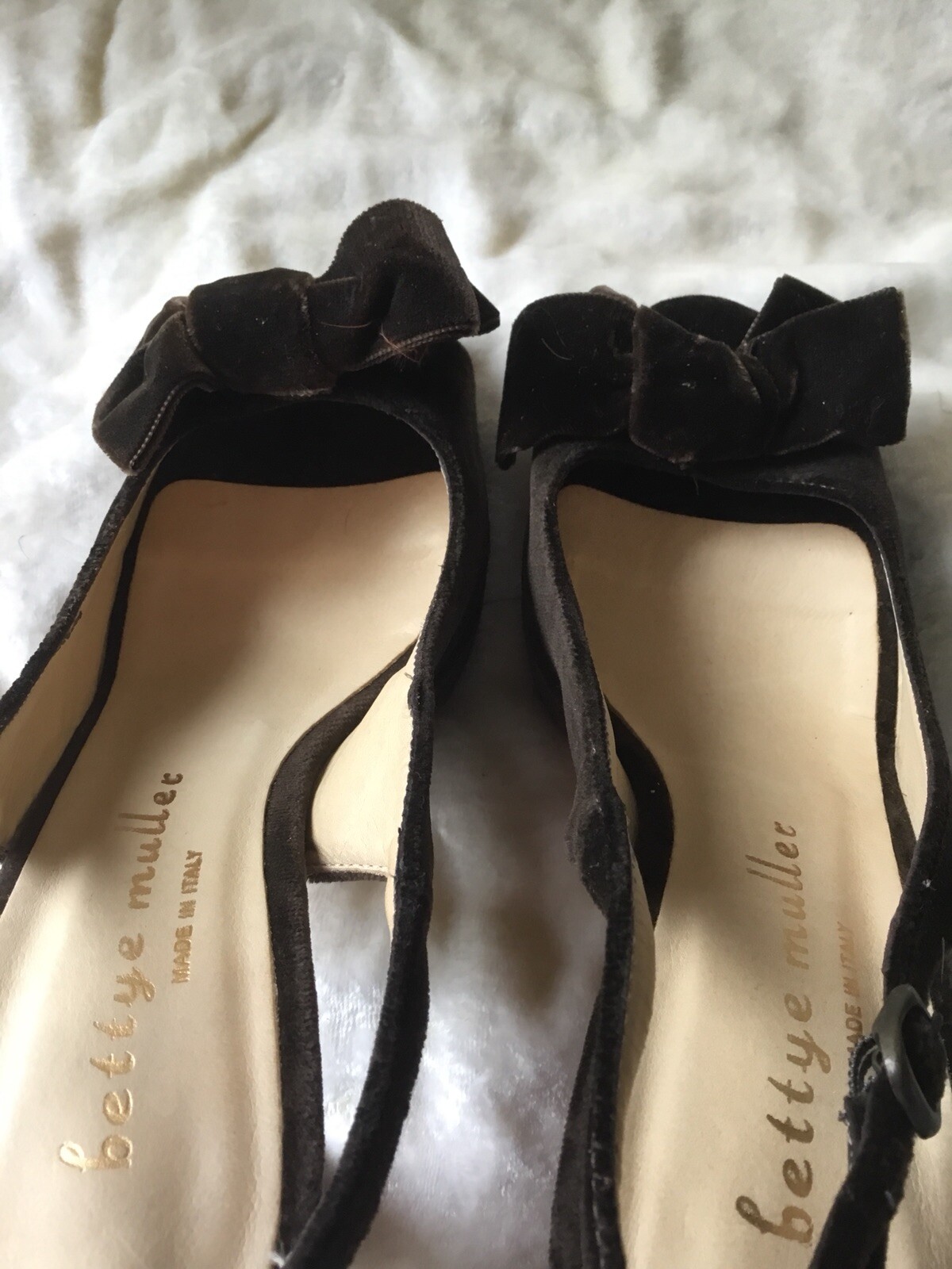 Vintage Bettye Muller Choc.Brown Velvet Velvet Velvet Peep-toe Platform SlingBacks NewWO Box 48c5f2 Vintage Bettye Muller Choc.Brown Velvet Velvet Velvet Peep-toe Platform SlingBacks NewWO Box 48c5f2