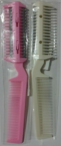 1 Professional Hair Thinning Shaper Razor Comb With Blades & Comb Color May very - Picture 1 of 6