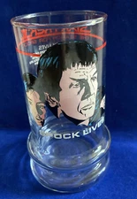 Star Trek III Spock Lives Glass Leonard Nimoy Taco Bell 1984 Vintage 