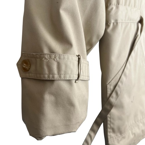 Nino Cerruti Sport Jacket Men XL Beige Vintage Chore Coat Corduroy Trim Belt VTG - Picture 12 of 23