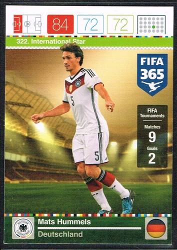 Panini Adrenalyn XL 2015-16 ☆ FIFA 365 2016 ☆ Football Cards #154 to #378 - Picture 166 of 221