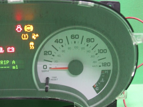 07 FORD EXPLORER INSTRUMENT GAUGE CLUSTER GAUGES SPEEDO TACH MILEAGE PROG 1268 - Picture 2 of 7