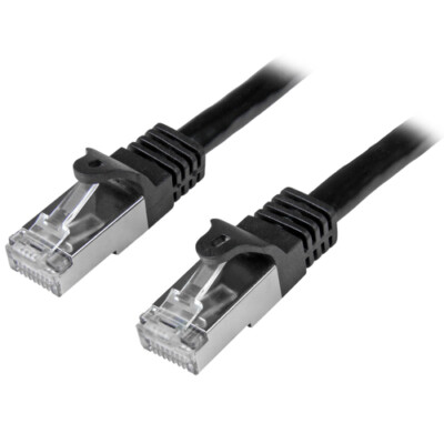 StarTech.com N6SPAT2MBK Netzwerkkabel Schwarz 2m Cat6 SF/UTP (S-FTP)