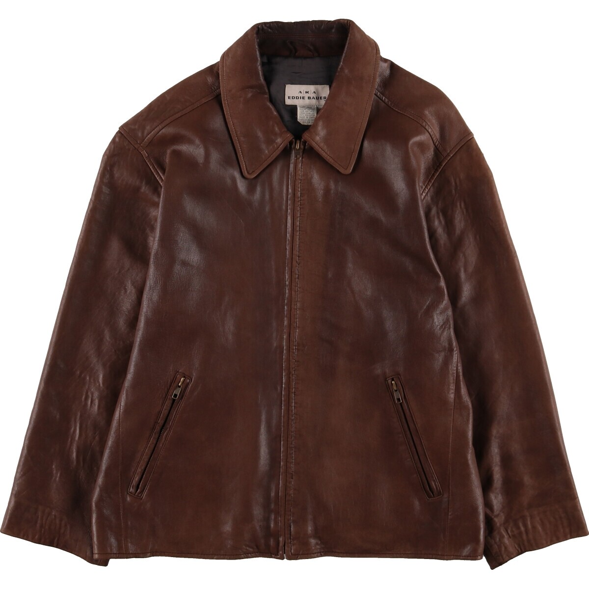 ジャケット・アウター 90s Eddie Bauer leather jacket blouson 90'S Eddie Bauer AKA Leather Blouson Type Men's S Size