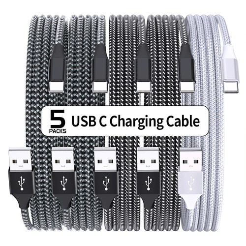 5Packs USB Type C Cable 18W USB A To Type C Fast Charging Cable Charger Data - Picture 8 of 11