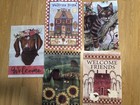 Lot of 5 Small Garden Flags Country Cats Sheep Goat