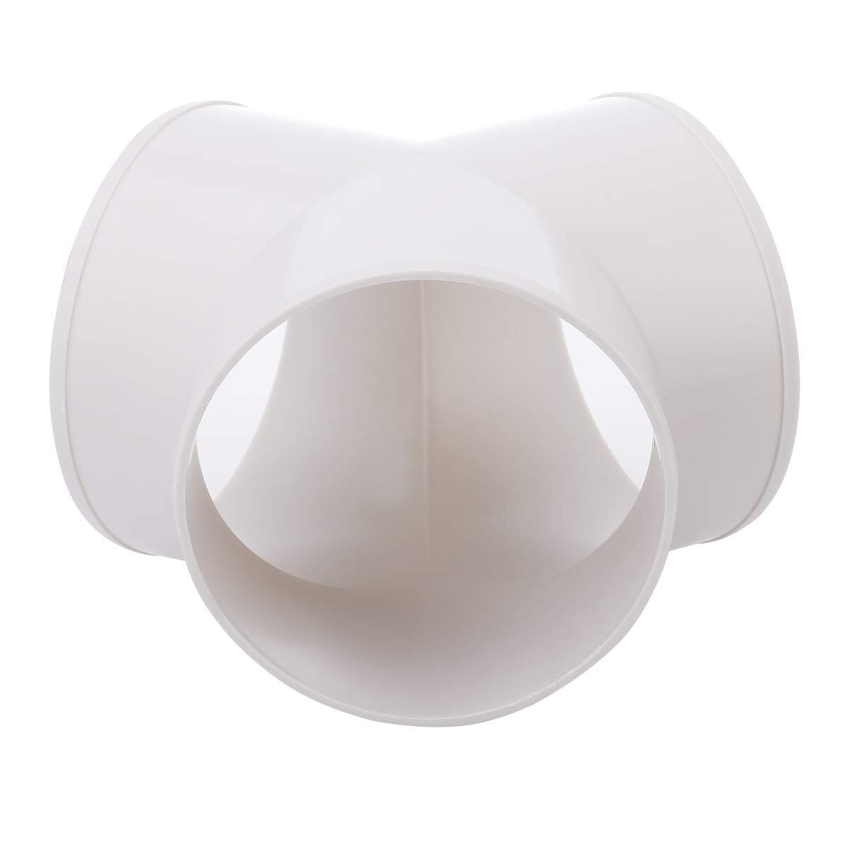 4'' Inch Duct Splitter For Exhaust Fan Dryer Vent Hose 3