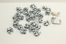 LOT OF 32 Blue Hawk 3/16" Zinc-Plated Wire Rope Clip Clamp NEW 0348302