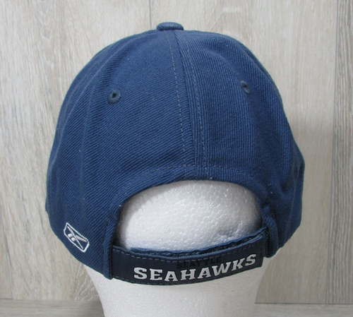 NFL Seattle Seahawks Authentic Sideline Reebok Hat Adjustable Baseball Cap - Picture 4 of 10